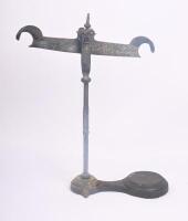 SCALE: A very early forged cast iron Avery&nbsp;shop balance scale, approx 63cm tall.&nbsp;