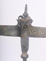 SCALE: A very early forged cast iron Avery&nbsp;shop balance scale, approx 63cm tall.&nbsp; - 5
