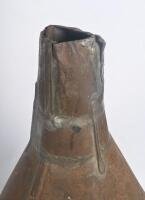 GAZE/DAVIDSON: A early large hand held&nbsp;fuel funnel/churn as used on the Tony Gaze/Lex Davidson Ferrari. Churn with brass 'COR' Commonwealth Oil Refineries plaque to base, approx 70cm high. - 3