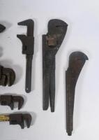 TOOLS: A collection of ten tools including eight wrenches and two cutters, some tools marked including Dowidat Germany.&nbsp; - 5