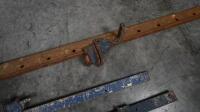 SASH CLAMPS: A collection of four sash clamps, largest measures 195cm high.&nbsp; - 3