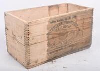 ALFRED NOBELS: A vintage timber 'Alfred Nobel's Australiasia Explosives' box, approx 26cm wide, 51cm deep, 27.5cm high - 2