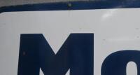 MOBIL: A large original Mobil shield enamel sign with flying Pegasus centered. 240cm wide, 121cm high.&nbsp; - 10