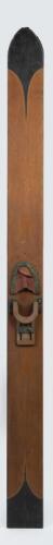 SKI: A c1937 wooden water ski believed to be used by Constance Wilson, 268cm high.