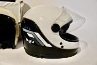 HELMETS: A collection of six helmets for decorative use only, including Nava, AGV & Bell [Sydney] - 7