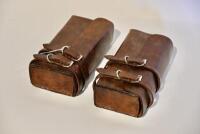 TOOL POUCH: Two modern thick&nbsp;dark leather tool pouches [Sydney]