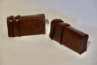 TOOL POUCH: Two modern thick&nbsp;dark leather tool pouches [Sydney] - 4