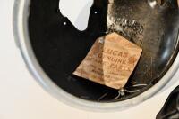 LAMP: A Lucas MU142 8? head light shell, believed to be NOS, with panel nut, no gauge or switch and additional rim [Sydney] - 5