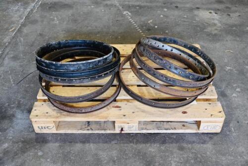 235 · RIMS: A group of 10 miscellaneous C section rims, mixture of beaded edge and westwood styles [Sydney]