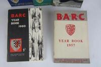 B.A.R.C: Five British Automobile Racing Club Year Booklets' from 1953 - 1955, 1957, 1960. - 2