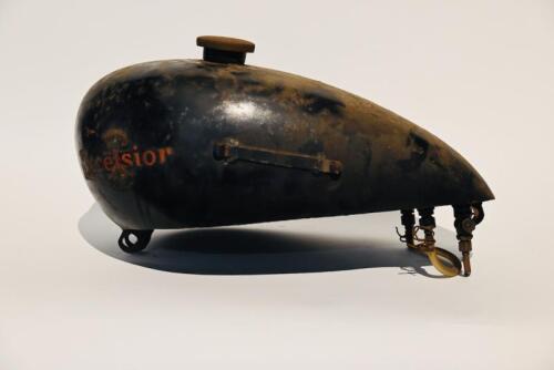 85 · EXCELSIOR: A petrol tank with tap, believed to be 1956 Talisman [Sydney]