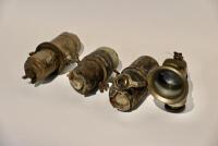 LAMP: A vintage Panther Birmingham acetylene&nbsp;lamp and three various tanks [Sydney] - 2