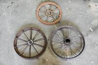 WHEELS: Three veteran clutch hub rear wheels [Sydney]