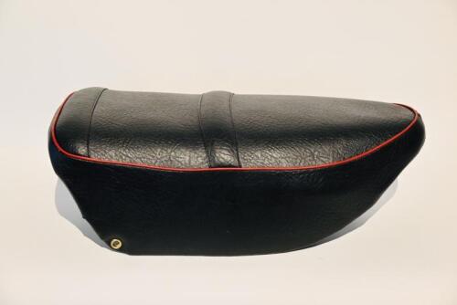 99 · SEAT: A dual seat from unknown motorcycle, circa 1950's. Appears to be reconditioned [Sydney]