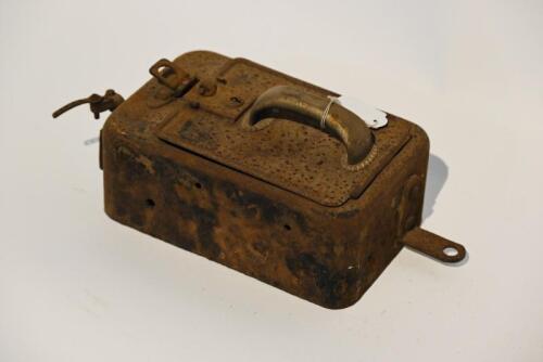 105 · BSA: Tool box, believed to be a circa 1920's BSA flat tank tool box [Sydney]