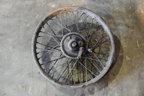108 · BSA: A single front vintage BSA 20" 40 spoke wheel, 6 inch brake [Sydney]
