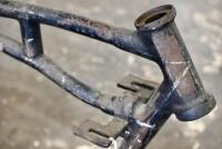 NORTON: Circa 1929/1930 Norton overhead valve frame, tank and forks [Sydney] - 11