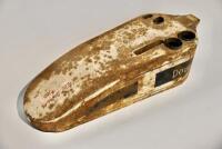 DOUGLAS: A 1920s Douglas flat tank petrol tank, believed to be EW model, 63cm long, 24cm at widest point [Sydney] - 5