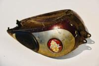 BSA: A single BSA fuel tank, B33/B31, circa&nbsp;1954-1958. Good condition, with tap, cap, rubbers and badges [Sydney] - 8