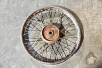 AJS: A single AJS&nbsp;WM3&nbsp;front wheel, 40 spoke, 19 inch, 5.5&nbsp;inch brake [Sydney]