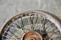 AJS: A single AJS&nbsp;WM3&nbsp;front wheel, 40 spoke, 19 inch, 5.5&nbsp;inch brake [Sydney] - 3