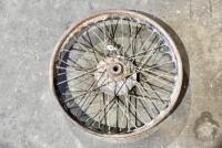 AJS: A single AJS&nbsp;WM3&nbsp;front wheel, 40 spoke, 19 inch, 5.5&nbsp;inch brake [Sydney] - 5