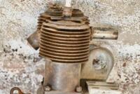 ROVER: Veteran Rover motor, complete with front plates, pulley, cams and decompression lever [Sydney] - 6