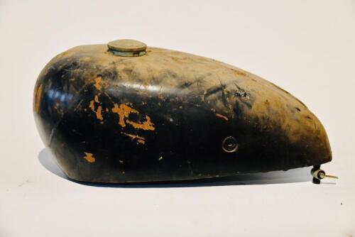 133 · TANK: A 1950s British petrol tank with taps, approx. 54cm long, 30cm wide [Sydney]