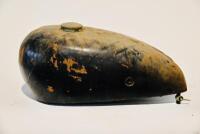 TANK: A 1950s British petrol tank with taps, approx. 54cm long, 30cm wide [Sydney]