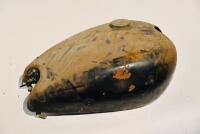 TANK: A 1950s British petrol tank with taps, approx. 54cm long, 30cm wide [Sydney] - 6