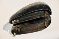 TANK: A 1950s British petrol tank with taps, approx. 54cm long, 30cm wide [Sydney] - 8