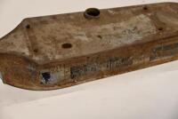 DOUGLAS: A 1920s Douglas flat petrol tank, with modification at top rear, 64cm long [Sydney] - 4
