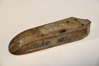 DOUGLAS: A 1920s Douglas flat petrol tank, with modification at top rear, 64cm long [Sydney] - 5