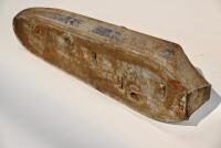 DOUGLAS: A 1920s Douglas flat petrol tank, with modification at top rear, 64cm long [Sydney] - 9