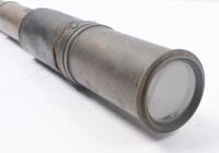 TELESCOPE: A small vintage brass telescope, approx 40cm long. - 2