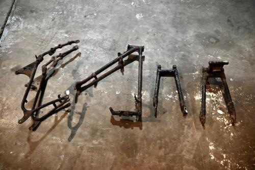 124 · AJS; Circa mid 1950's AJS swing arm frame [Sydney]