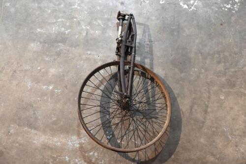 130 · ROVER: A pair of Rover forks with a 23 inch Rover wheel [Sydney]