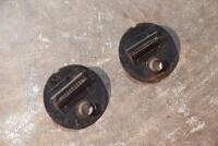 WWII: Two WWII period black out covers, 17cm diameter [Sydney] - 4