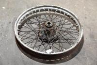AJS: A single 19", 40 spoke AJS&nbsp;WM2&nbsp;front wheel [Sydney] - 3