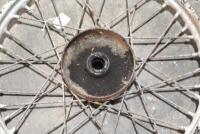 AJS: A single 19", 40 spoke AJS&nbsp;WM2&nbsp;front wheel [Sydney] - 5