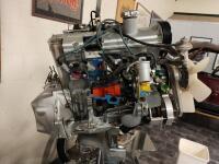 VOLVO: A decorative cutaway showroom display Volvo 4-cylinder engine - 7