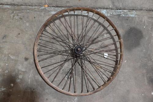 139 · DOUGLAS: A rare 24.5" 40 spoke double spline rear wheel, believed to be Douglas dirt track [Sydney]