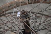 DOUGLAS: A rare 24.5" 40 spoke double spline rear wheel, believed to be Douglas dirt track [Sydney] - 6