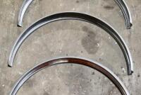 GUARDS: Three reproduction&nbsp;Panama hat style mud guards to suit veteran motorcycles with wheel size 26 x 2.5 tyre [Sydney] - 3
