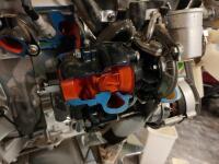 VOLVO: A decorative cutaway showroom display Volvo 4-cylinder engine - 10