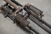 Forks: A circa 1920's&nbsp;pair of forks with springs, suited to a 24" wheel [Sydney] - 3