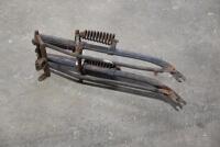 Forks: A circa 1920's&nbsp;pair of forks with springs, suited to a 24" wheel [Sydney] - 4