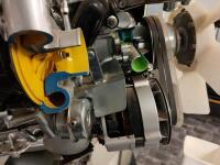 VOLVO: A decorative cutaway showroom display Volvo 4-cylinder engine - 11
