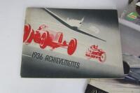 CASTROL: Four 'Castrol Achievements' booklets from 1936 - 1938, 1969. - 2