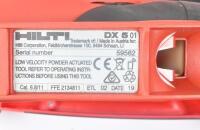 NAILER: A Hilti model DX5-F8 Powder actuated nailer&nbsp; - 4